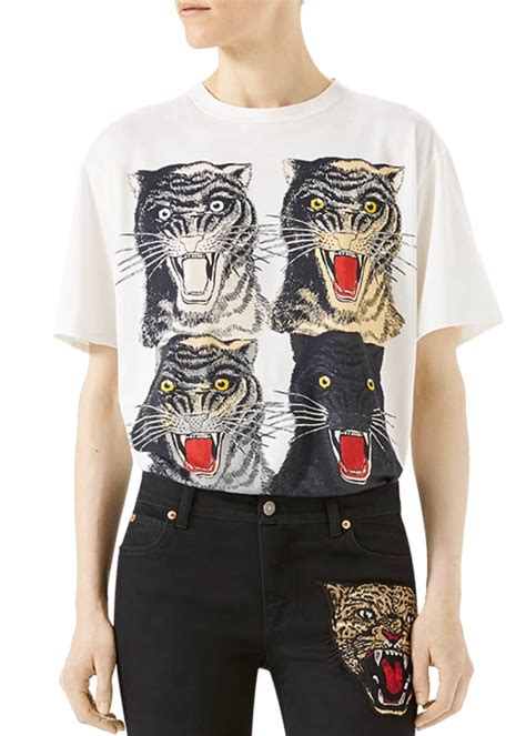 gucci tiger face t shirt